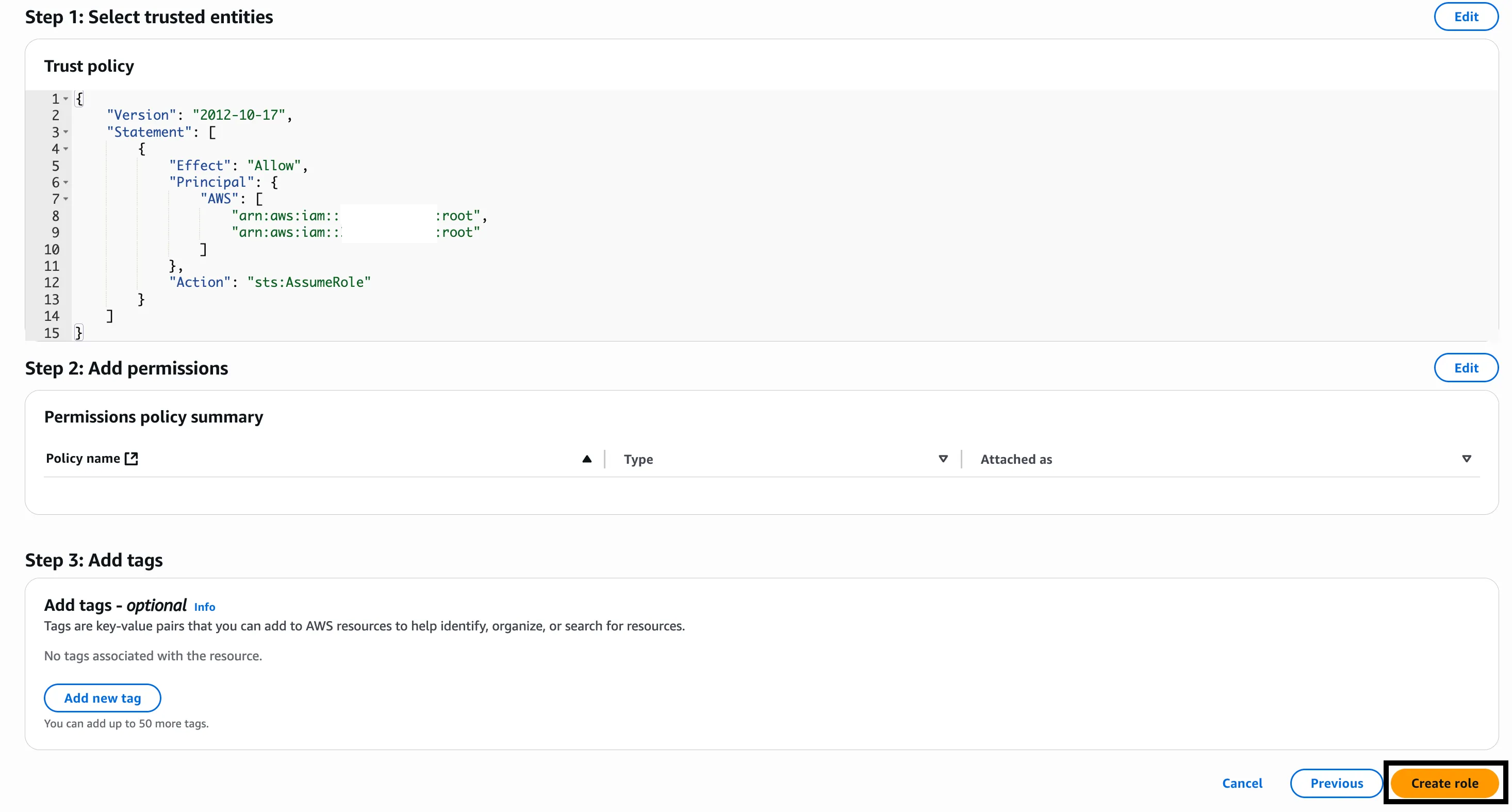 Review Trusted Entities