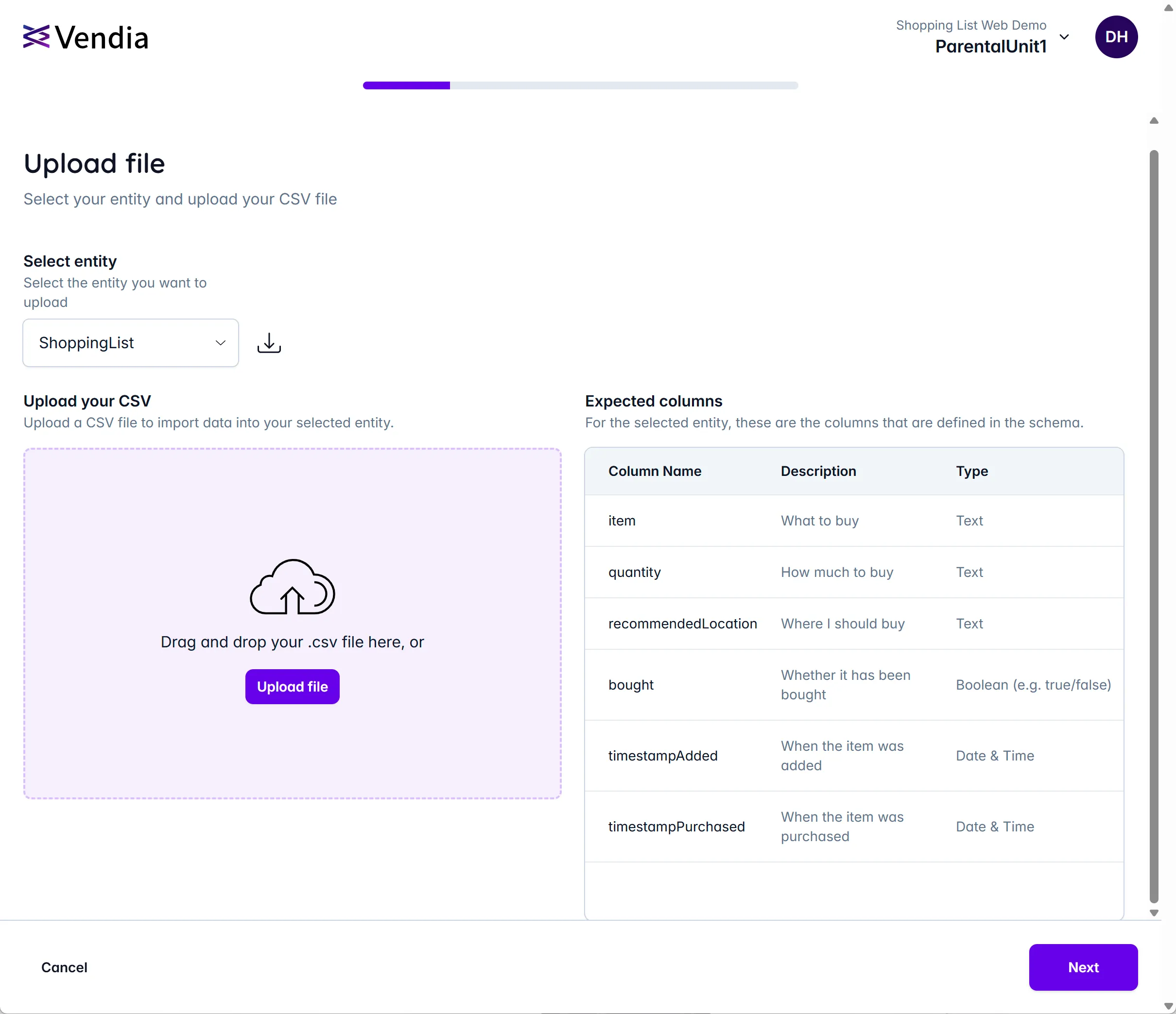 Add Data Step 1