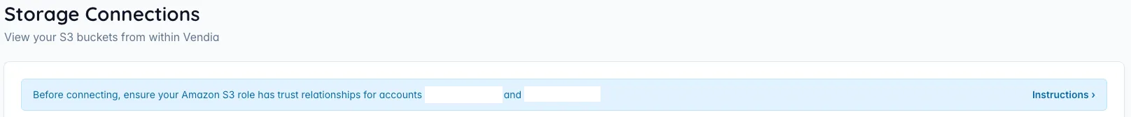 Vendia AWS Account Numbers